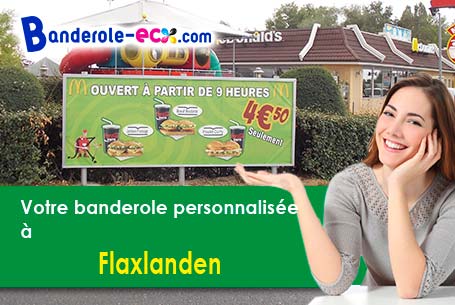 Impression grand format de banderole personnalisée à Flaxlanden (Haut-Rhin/68720)