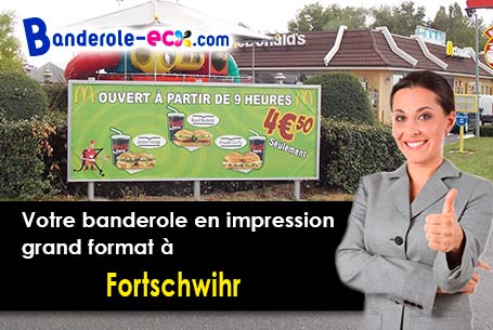 Création gratuite de votre banderole publicitaire à Fortschwihr (Haut-Rhin/68320)