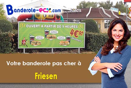 Création gratuite de votre banderole publicitaire à Friesen (Haut-Rhin/68580)