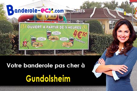 Création gratuite de votre banderole publicitaire à Gundolsheim (Haut-Rhin/68250)