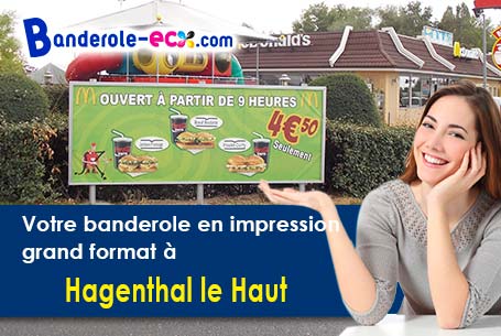 Création inclus pour votre banderole pas cher à Hagenthal-le-Haut (Haut-Rhin/68220)