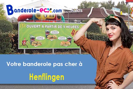 Création inclus pour votre banderole pas cher à Henflingen (Haut-Rhin/68960)