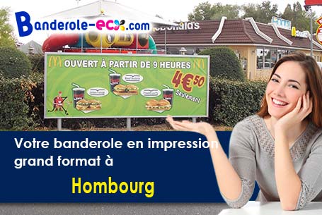 Création inclus pour votre banderole pas cher à Hombourg (Haut-Rhin/68490)