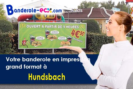 Création gratuite de votre banderole publicitaire à Hundsbach (Haut-Rhin/68130)
