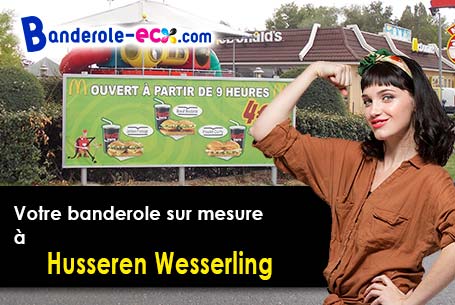 Création inclus pour votre banderole pas cher à Husseren-Wesserling (Haut-Rhin/68470)