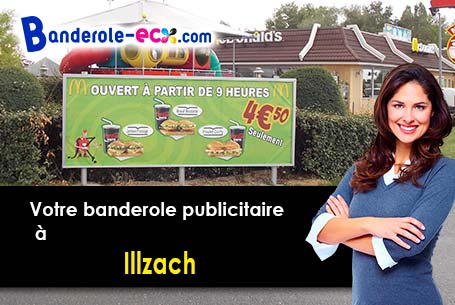 Création gratuite de votre banderole publicitaire à Illzach (Haut-Rhin/68110)