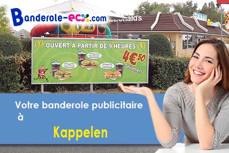 Création gratuite de votre banderole publicitaire à Kappelen (Haut-Rhin/68510)