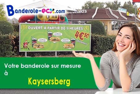 Création gratuite de votre banderole publicitaire à Kaysersberg (Haut-Rhin/68240)
