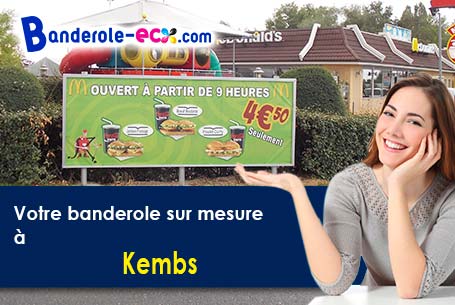 Création inclus pour votre banderole pas cher à Kembs (Haut-Rhin/68680)