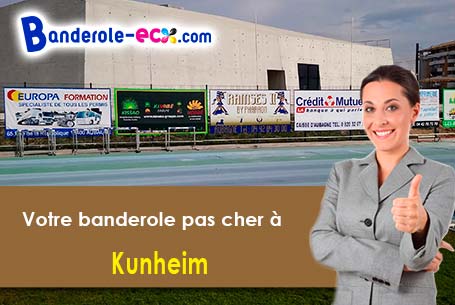 Réalisation sur mesure de votre banderole publicitaire à Kunheim (Haut-Rhin/68320)