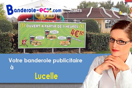 Création gratuite de votre banderole publicitaire à Lucelle (Haut-Rhin/68480)