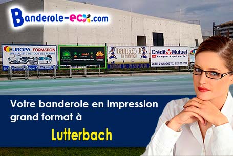 Réalisation sur mesure de votre banderole publicitaire à Lutterbach (Haut-Rhin/68460)