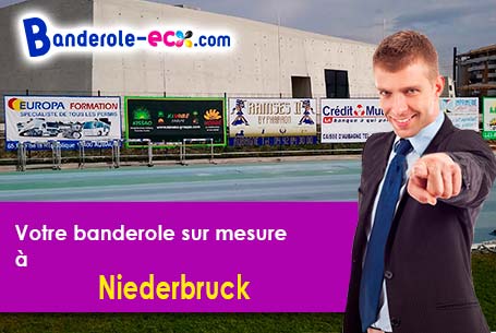 Création gratuite de votre banderole publicitaire à Niederbruck (Haut-Rhin/68290)