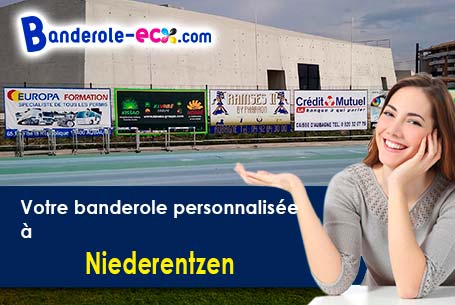 Réalisation sur mesure de votre banderole personnalisée à Niederentzen (Haut-Rhin/68250)