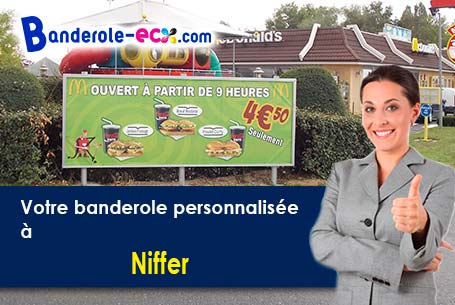 Création gratuite de votre banderole publicitaire à Niffer (Haut-Rhin/68680)