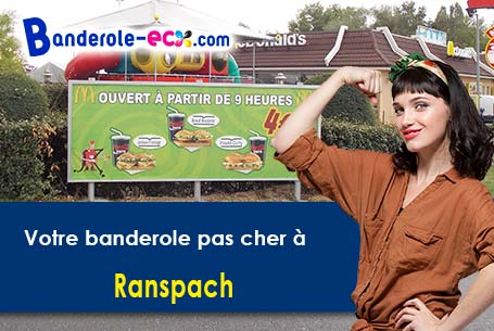 Création gratuite de votre banderole publicitaire à Ranspach (Haut-Rhin/68470)