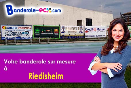 Création gratuite de votre banderole publicitaire à Riedisheim (Haut-Rhin/68400)