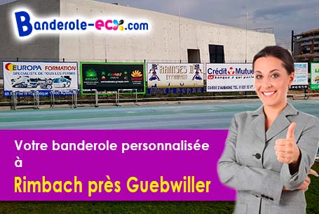 Création gratuite de votre banderole publicitaire à Rimbach-près-Guebwiller (Haut-Rhin/68500)