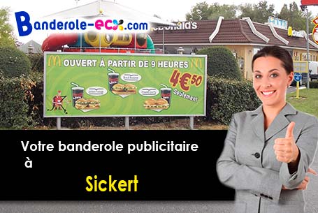 Création inclus pour votre banderole pas cher à Sickert (Haut-Rhin/68290)