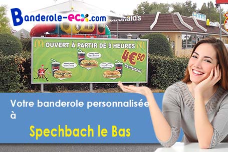 Création inclus pour votre banderole pas cher à Spechbach-le-Bas (Haut-Rhin/68720)