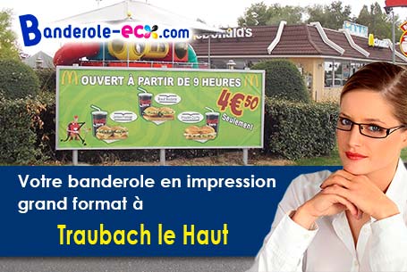 Création inclus pour votre banderole pas cher à Traubach-le-Haut (Haut-Rhin/68210)