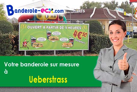 Création gratuite de votre banderole publicitaire à Ueberstrass (Haut-Rhin/68580)