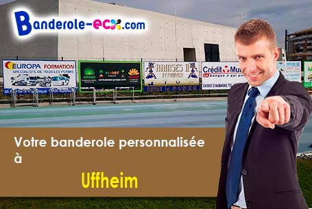 Création gratuite de votre banderole publicitaire à Uffheim (Haut-Rhin/68510)