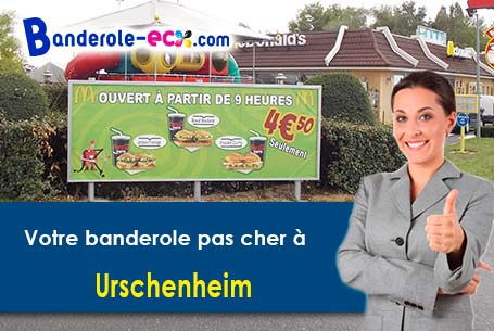 Création gratuite de votre banderole publicitaire à Urschenheim (Haut-Rhin/68320)