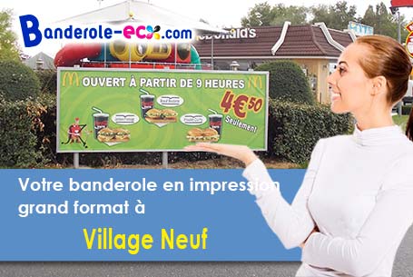 Création inclus pour votre banderole pas cher à Village-Neuf (Haut-Rhin/68128)