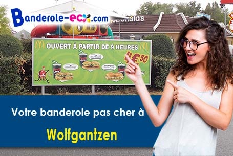 Création inclus pour votre banderole pas cher à Wolfgantzen (Haut-Rhin/68600)