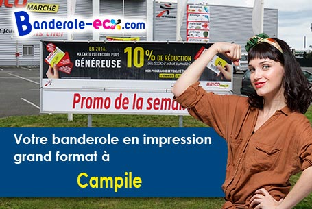 Création graphique inclus pour votre banderole publicitaire à Campile (Haute-corse/20290)