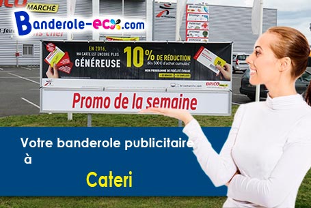 Création graphique inclus pour votre banderole personnalisée à Cateri (Haute-corse/20225)