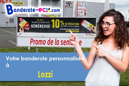 Création graphique inclus pour votre banderole personnalisée à Lozzi (Haute-corse/20224)