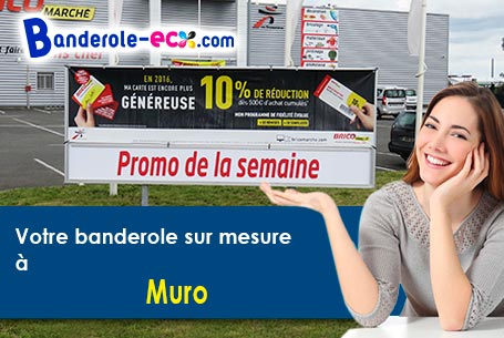 Création graphique inclus pour votre banderole personnalisée à Muro (Haute-corse/20225)