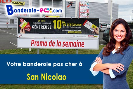Création graphique gratuite de votre banderole personnalisée à San-Nicolao (Haute-corse/20230)