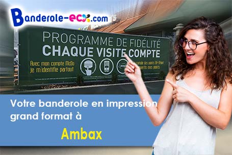 Livraison de votre banderole personnalisée à Ambax (Haute-Garonne/31230)