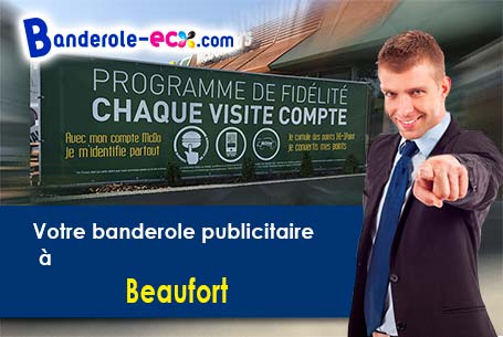 A Beaufort (Haute-Garonne/31370) livraison de votre banderole publicitaire