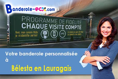 Livraison de votre banderole personnalisée à Bélesta-en-Lauragais (Haute-Garonne/31540)