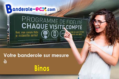 A Binos (Haute-Garonne/31440) livraison de votre banderole publicitaire