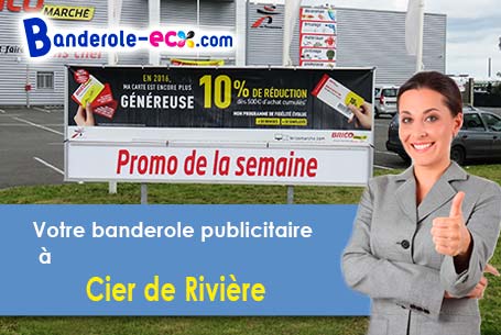 Livraison à Cier-de-Rivière (Haute-Garonne/31510) de votre banderole pas cher