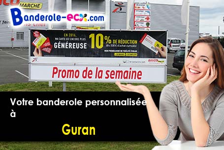 A Guran (Haute-Garonne/31440) livraison de votre banderole publicitaire