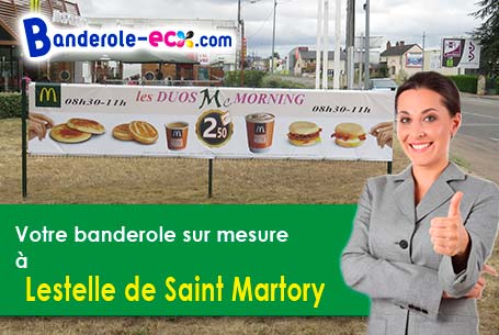 Création de votre banderole publicitaire à Lestelle-de-Saint-Martory (Haute-Garonne/31360)