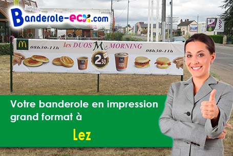 Création de votre banderole publicitaire à Lez (Haute-Garonne/31440)