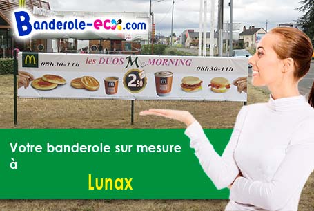 Création de votre banderole personnalisée à Lunax (Haute-Garonne/31350)