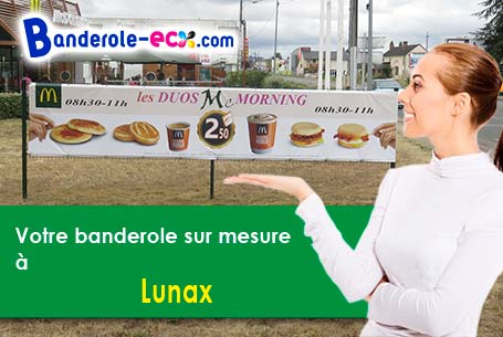Création de votre banderole personnalisée à Lunax (Haute-Garonne/31350)