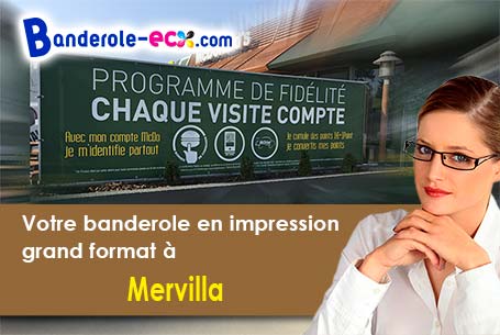 Livraison de votre banderole personnalisée à Mervilla (Haute-Garonne/31320)