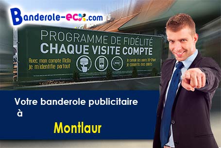A Montlaur (Haute-Garonne/31450) livraison de votre banderole publicitaire