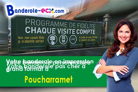 A Poucharramet (Haute-Garonne/31370) livraison de votre banderole publicitaire