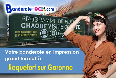 Livraison de votre banderole personnalisée à Roquefort-sur-Garonne (Haute-Garonne/31360)
