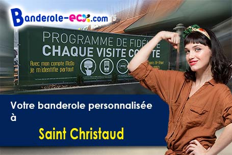 A Saint-Christaud (Haute-Garonne/31310) livraison de votre banderole publicitaire